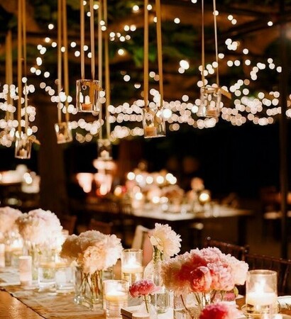 weddings, lights and outdoor