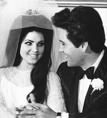king of rock, Elvis Presley and priscilla presley