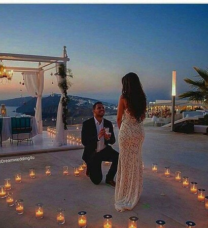 love, landscape and candles