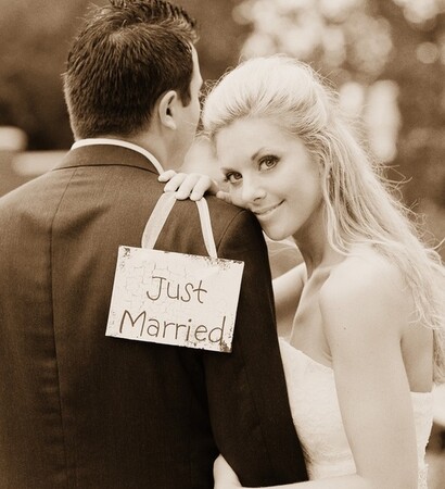 married, lack and white
