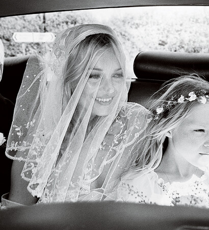 doughter, bride and father