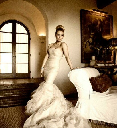 Hilary Duff, fashion and wedding dress