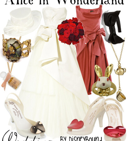 alice in wonderland, queen of hearts and white rabbit