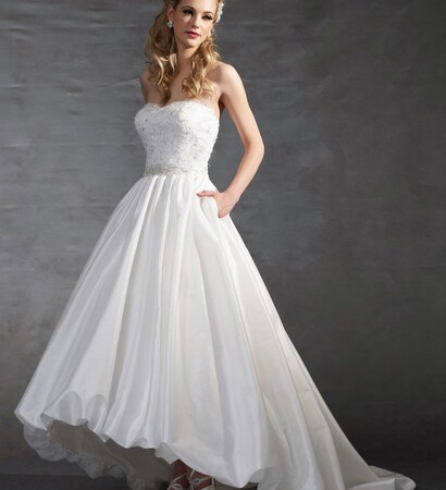 a traditional ball gown, trumpet wedding dresses and a-line wedding dresses