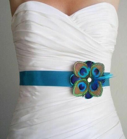 dress, peacock and bride