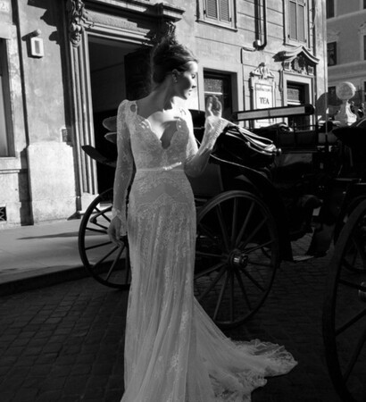 classic, dress and black-white