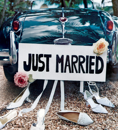 bride, just married and marry