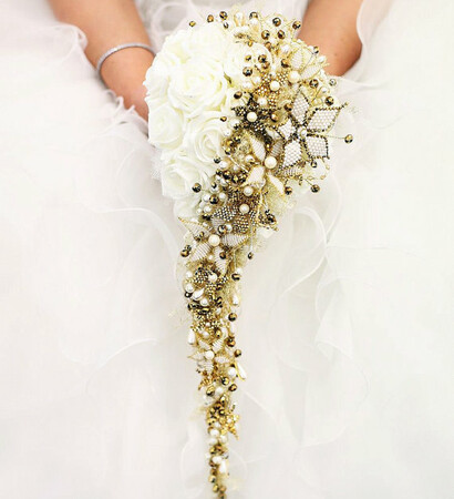 white, bride and goldie