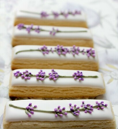 flower, purple and cake