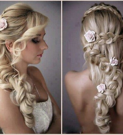 rose, long hair and girl