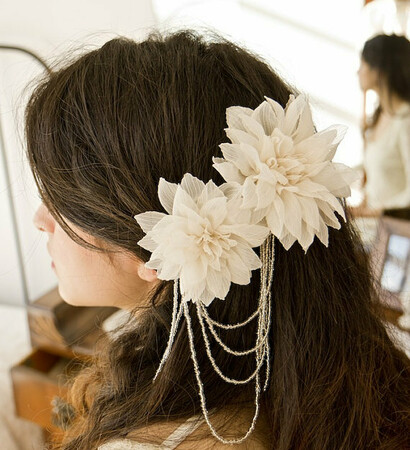 flower, hair and accessory
