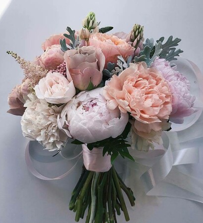 floral, peonies and pink