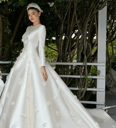 wedding dress, dress and fashion