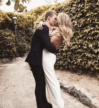 couple, wedding dress and pretty