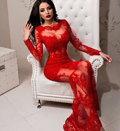 red, clothes and beautiful