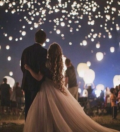 Relationship, love and night