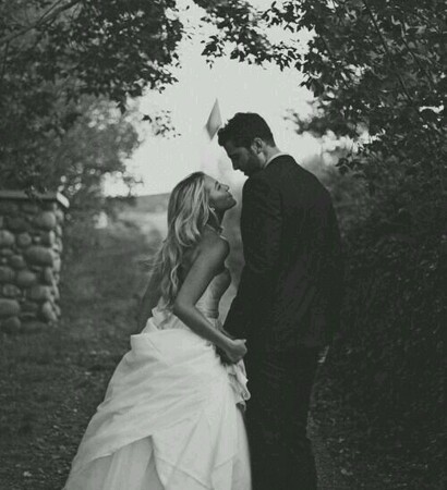 black and white