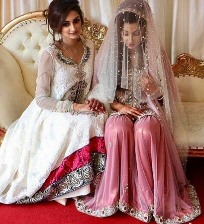 south asian, muslim bride and veil