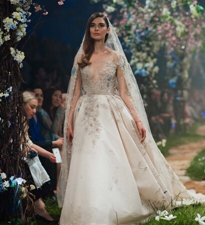 gown, dresses and lace