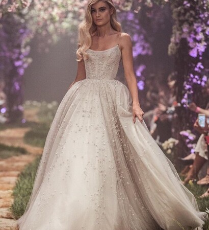 dress, paolosebastian and wedding dress