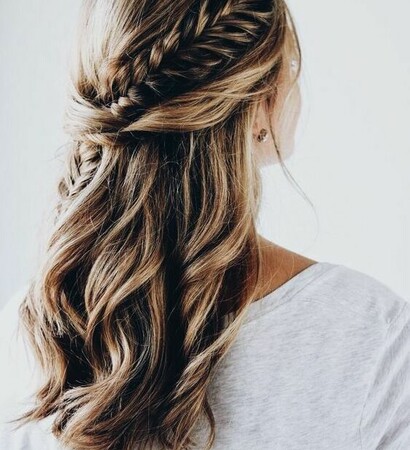 wedding hair, warm and hairstyle