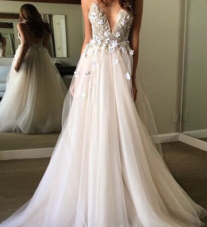white, girl and dress