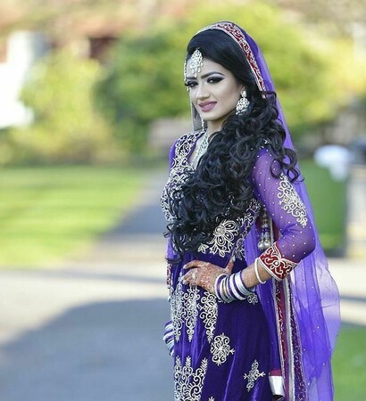 south asian, lehenga and muslim bride
