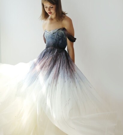 white, twirl and woman