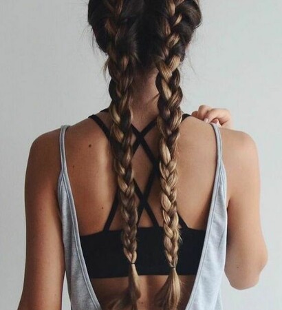 hair, bun and style
