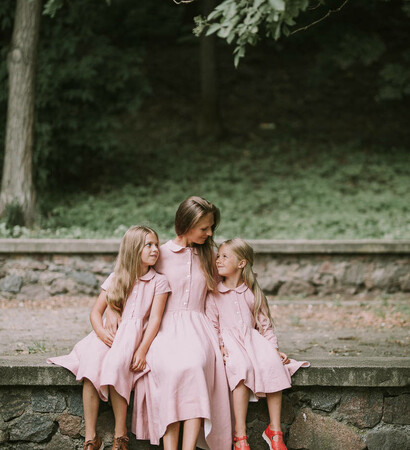 pink dress, etsy and cool kids