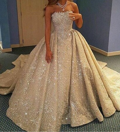 princess gown, marriage and gown