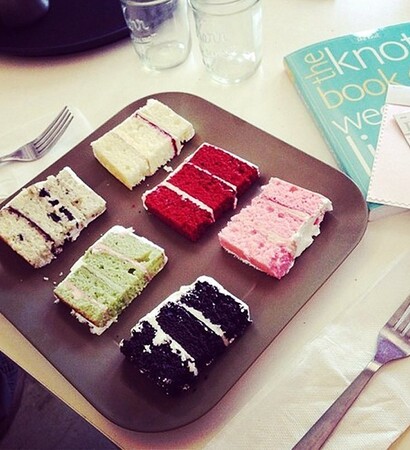 vanilla, cake tasting and strawberry