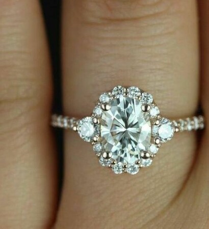 diamonds, ring and proposal