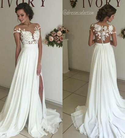 white, Blanc and robe de marié