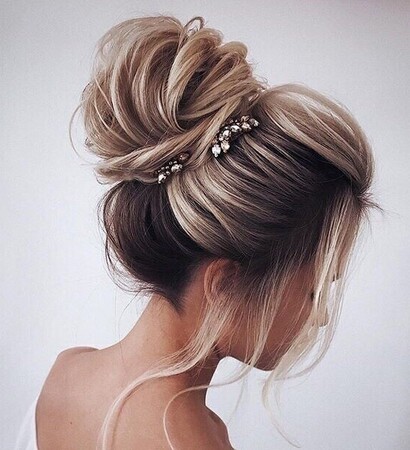 hairstyle, woman and blonde