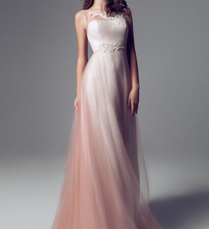 pretty, rose gold and wedding dress