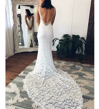 bride, white dress and girl