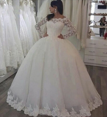 wife, white and dress