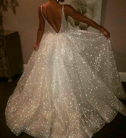 dress, wedding dress and beautiful