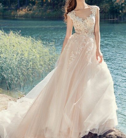 fashion, pretty and wedding dress