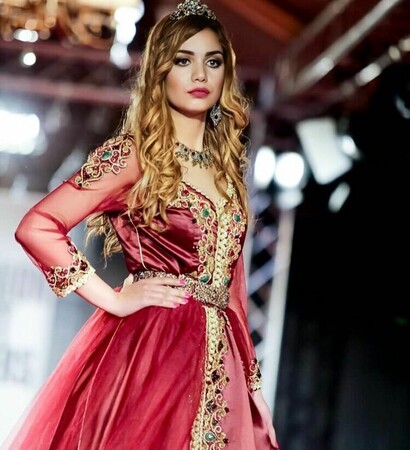 beauty, algerian dress and fashion