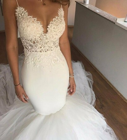dress, bride and lace
