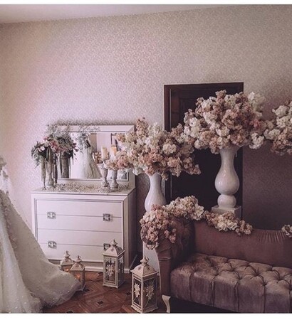 wedding morning, Couture and wedding dress