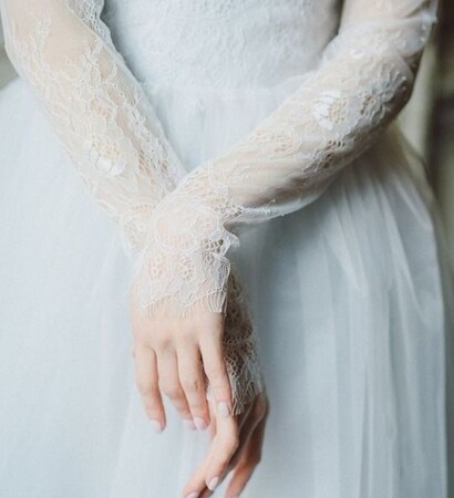 bride, wedding dress and lace