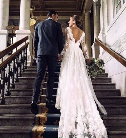 dress, beautiful and wedding dress