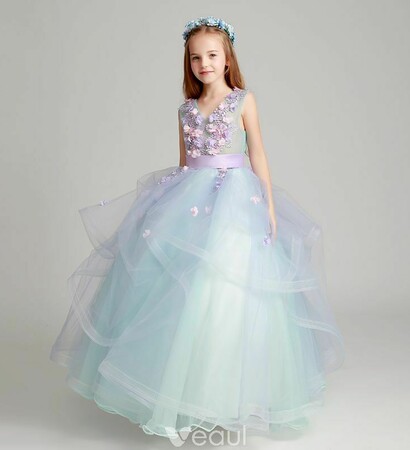 wedding party dresses, flower fairy and ball gown