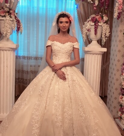 bride, bridal and dress