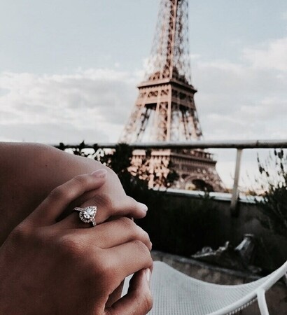 ring, paris and love