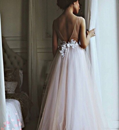 wedding dress, dress and fashion