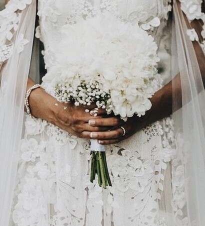 bouquet, white and floral